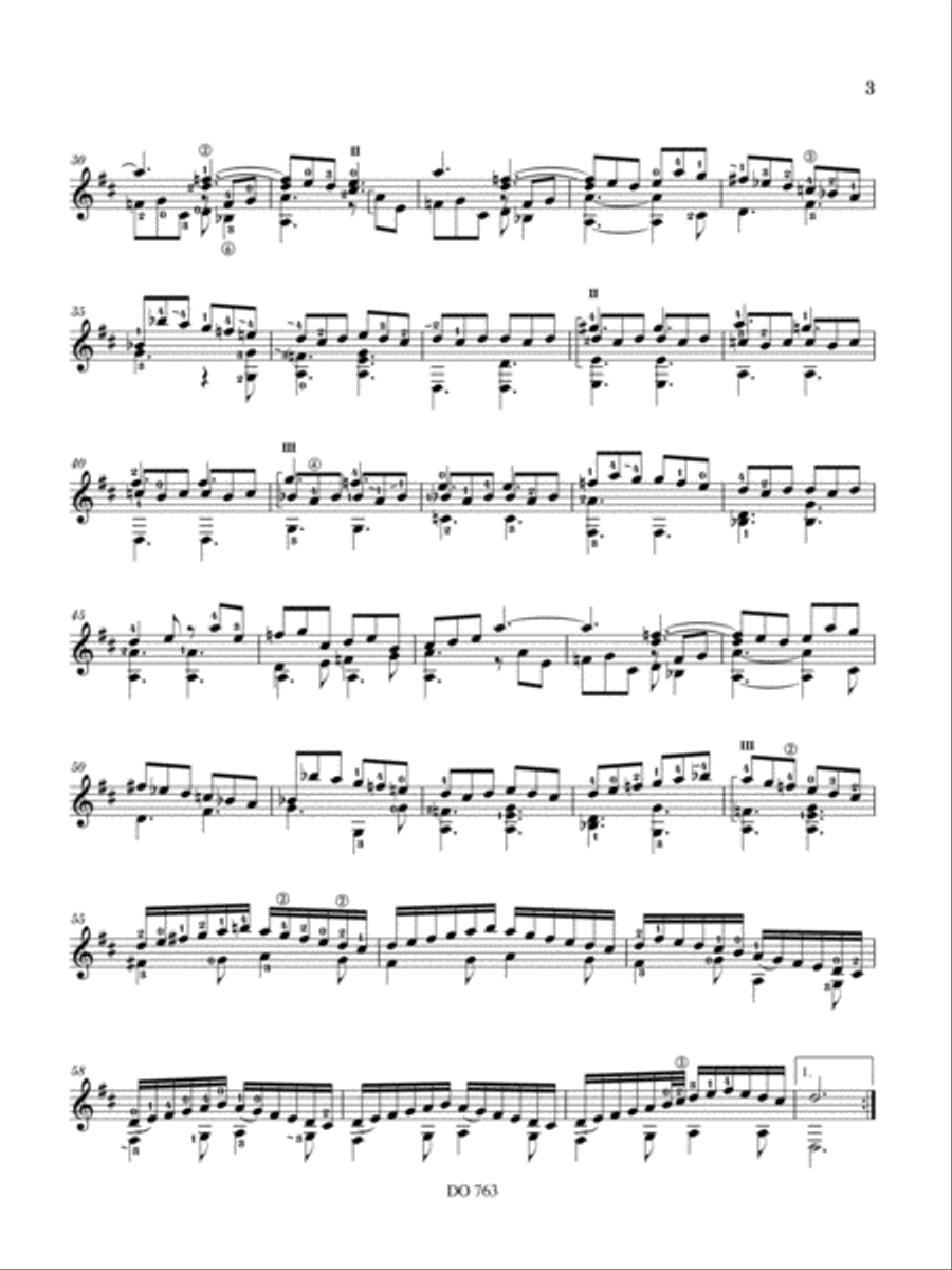 2 Sonates, vol. 3, K. 319, 69 Classical Guitar scores gallery preview page 3