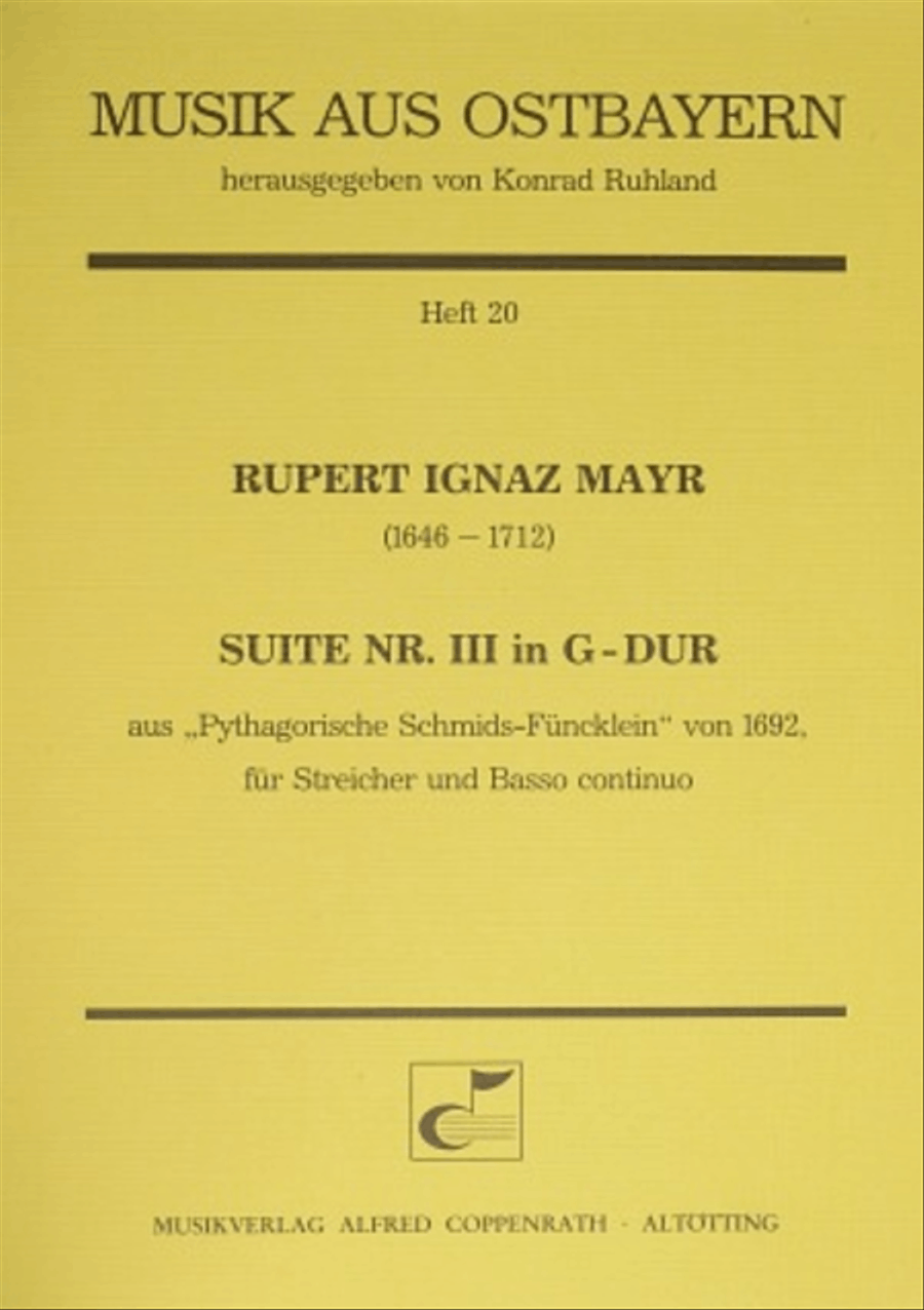 Suite Nr. III in G-Dur Viola scores gallery preview page 1
