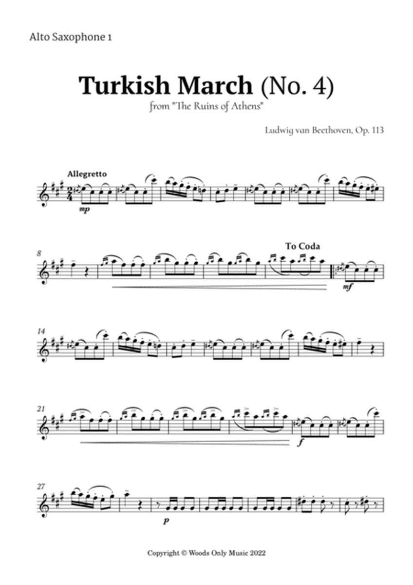 Turkish March by Beethoven for Alto Sax Trio image number null