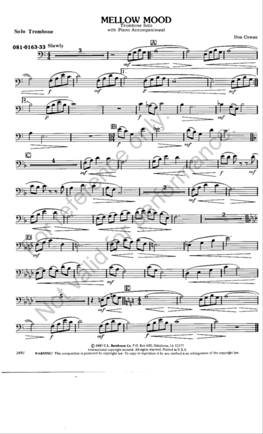 Mellow Mood Mellow Mood Piano Accompaniment scores gallery preview page 2