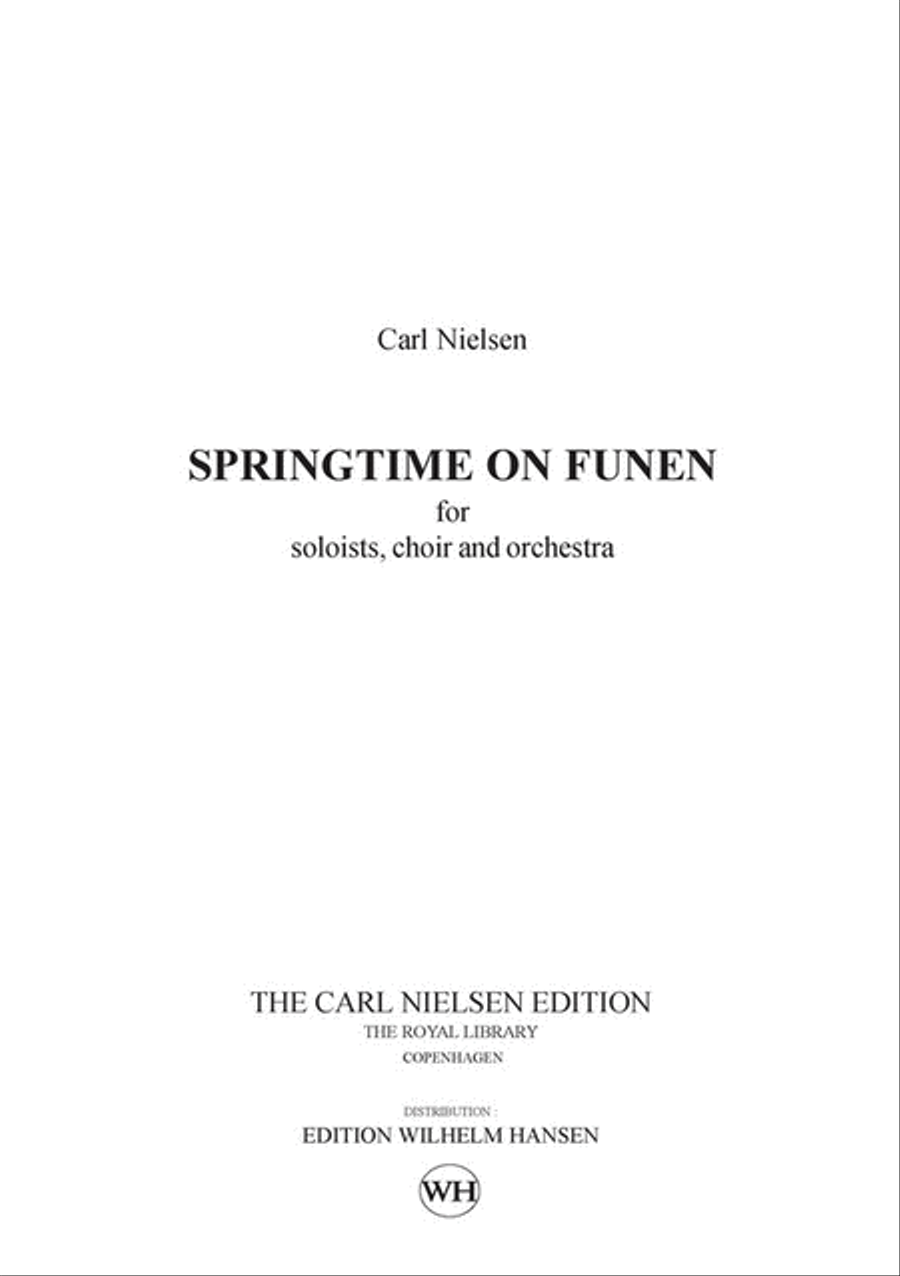 Springtime On Funen Op.42 4-Part scores gallery preview page 1