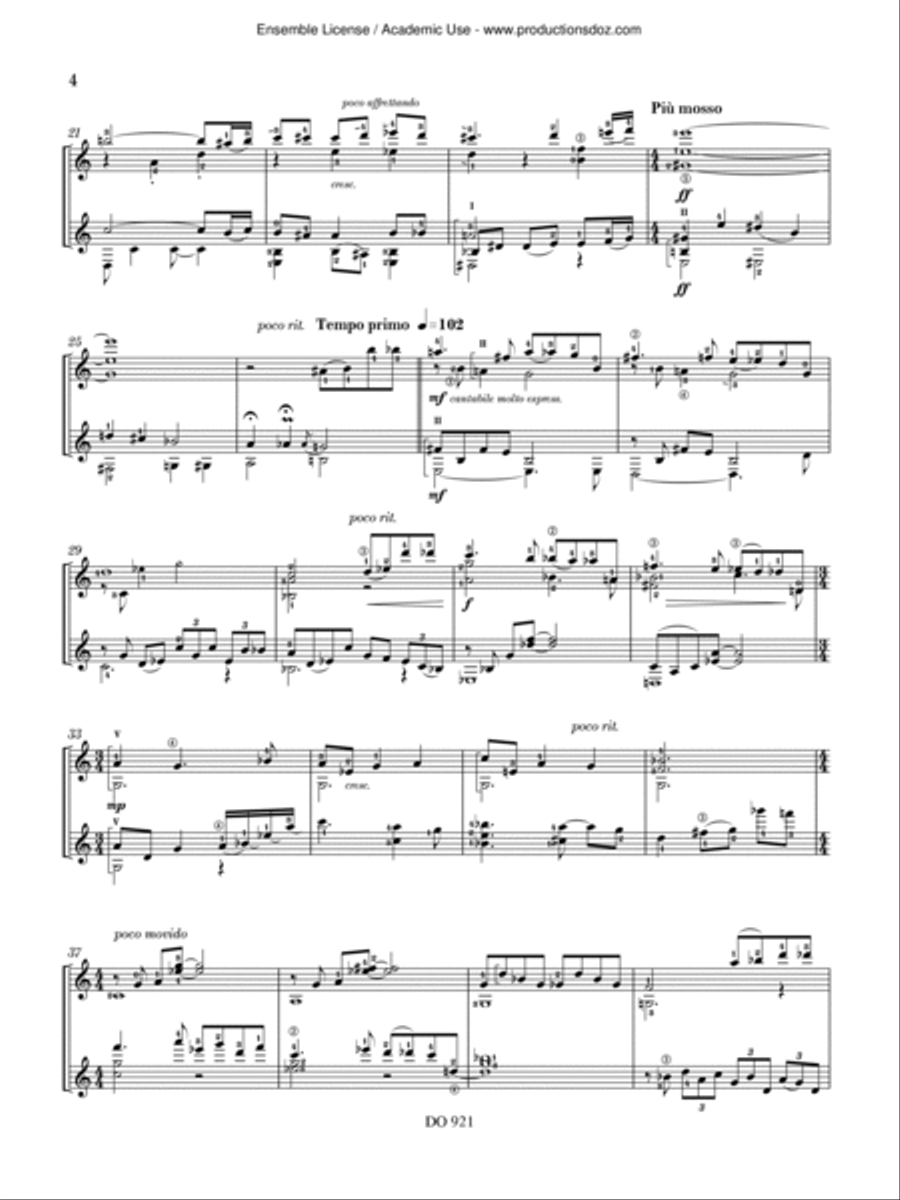 Maracaípe Classical Guitar scores gallery preview page 4