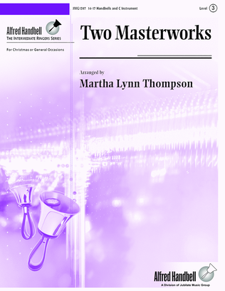 Book cover for Two Masterworks for Handbell Ensemble and C Instrument