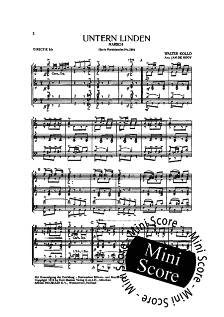 Untern Linden Concert Band scores gallery preview page 5