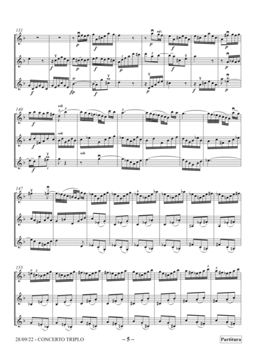Johann Sebastian Bach's Concerto for 3 violins BWV 1063 transcribed by Dr Zoltan Paulinyi image number null