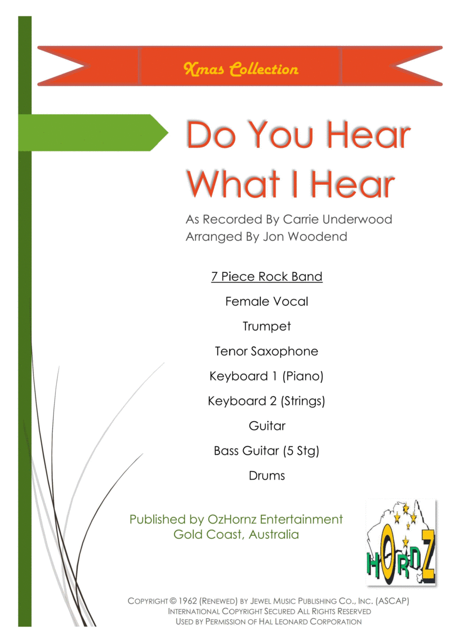 Do You Hear What I Hear Small Ensemble scores gallery preview page 1