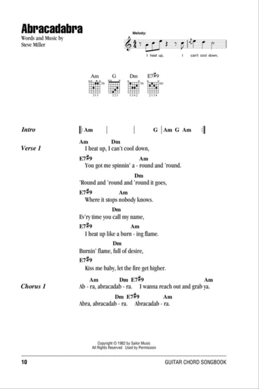 Guitar Chord Songbook White Pages