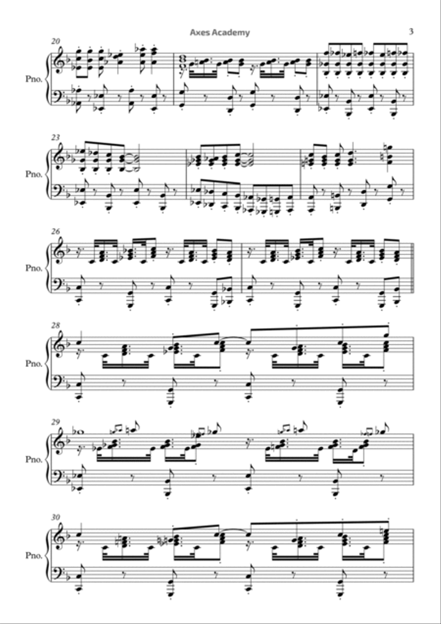 Main Title Theme (ghostbusters) Piano Solo scores gallery preview page 3