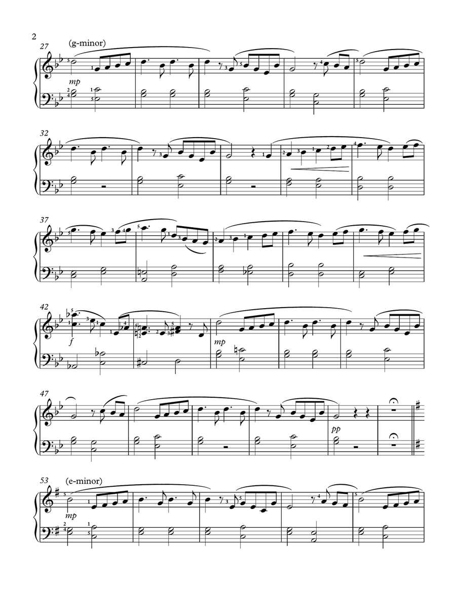 Black Swan Easy Piano scores gallery preview page 2
