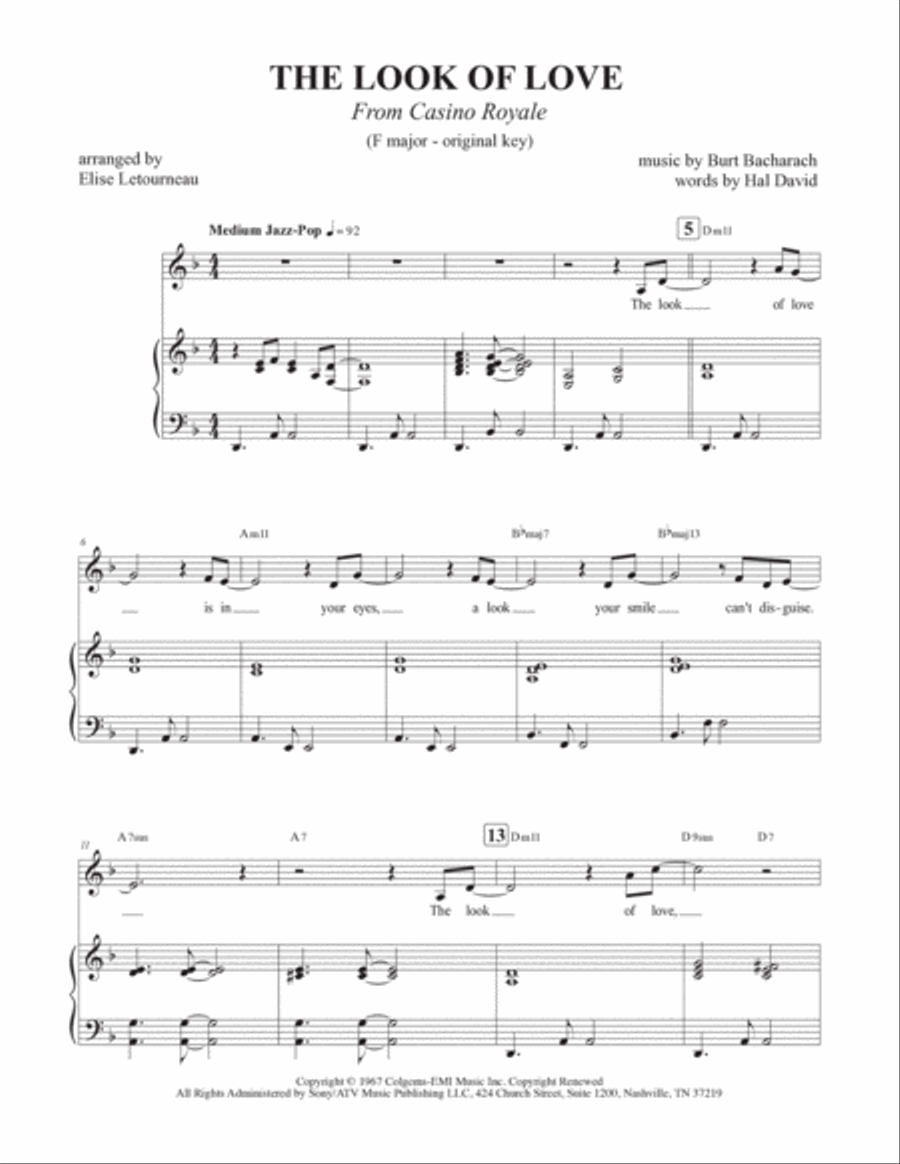 The Look Of Love Voice scores gallery preview page 2
