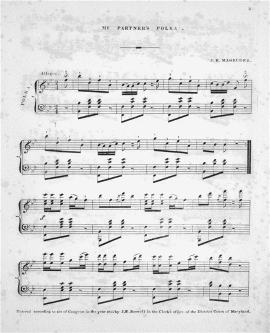 My Partners Polka Piano Solo scores gallery preview page 2
