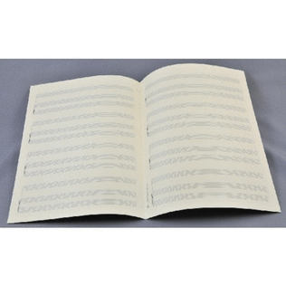 Music manuscript paper piano solo 4x3 staves