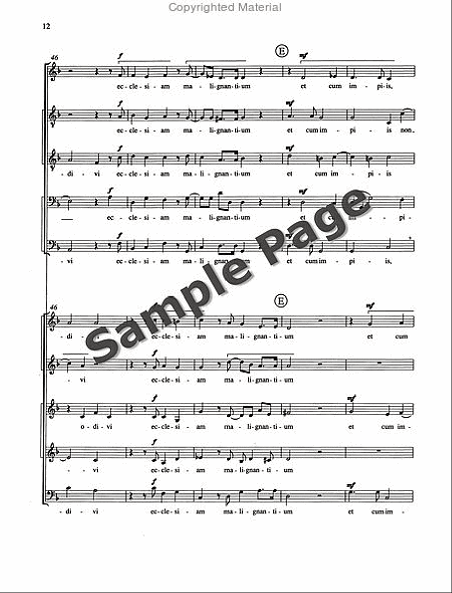 Judica me Mixed Choir scores gallery preview page 13