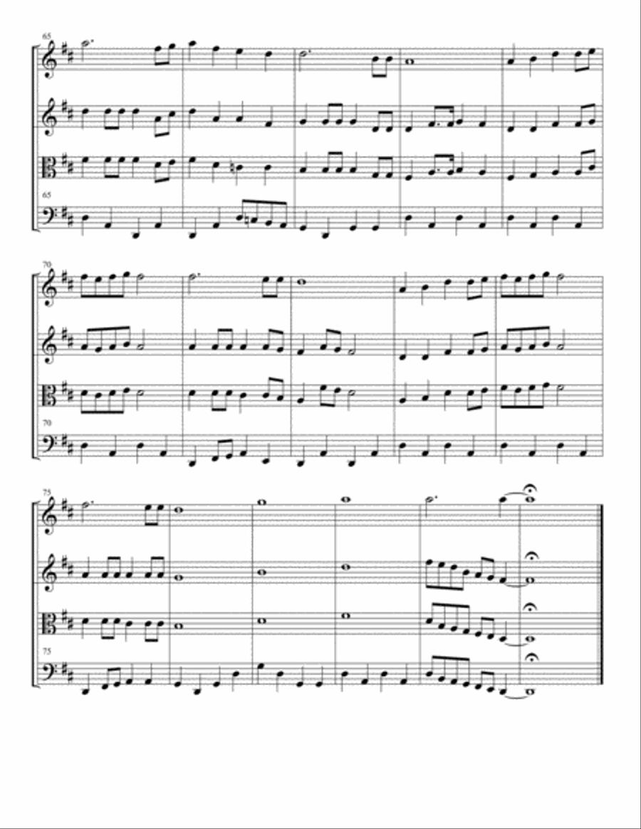 I'll Fly Away Set of Parts scores gallery preview page 6