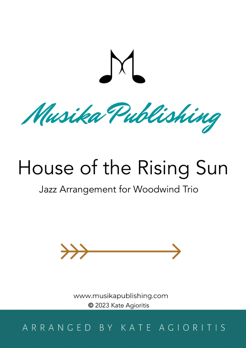 House of the Rising Sun - Jazz Arrangement for Woodwind Trio image number null
