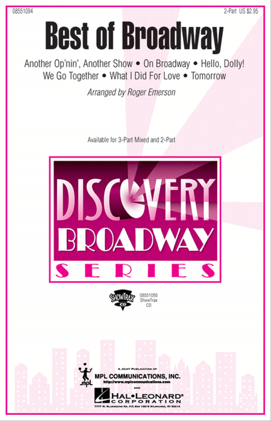 Best of Broadway (Medley) 2-Part scores gallery preview page 1