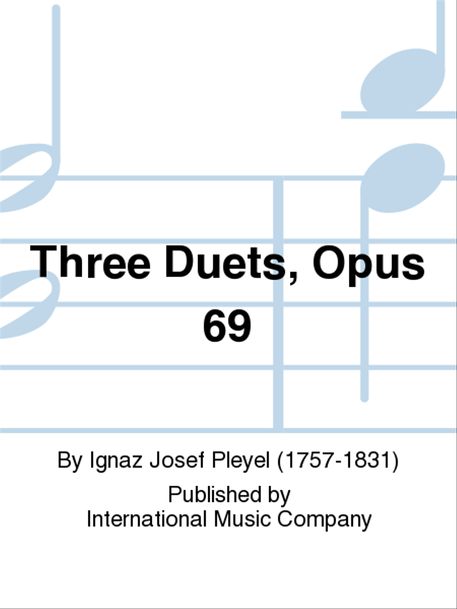 Three Duets, Opus 69 Viola scores gallery preview page 1