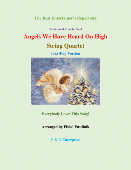 "Angels We Have Heard On High" for String Quartet image number null