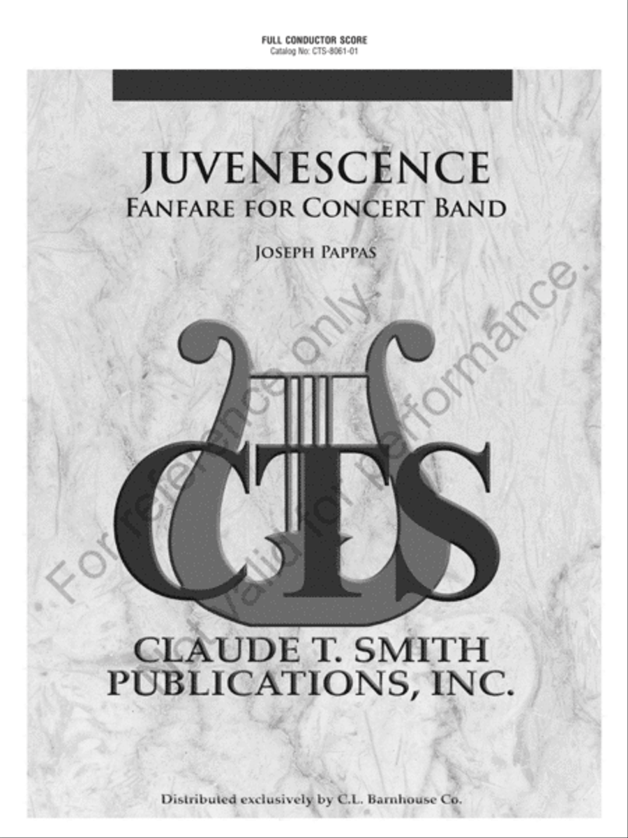 Juvenescence Juvenescence Concert Band scores gallery preview page 2
