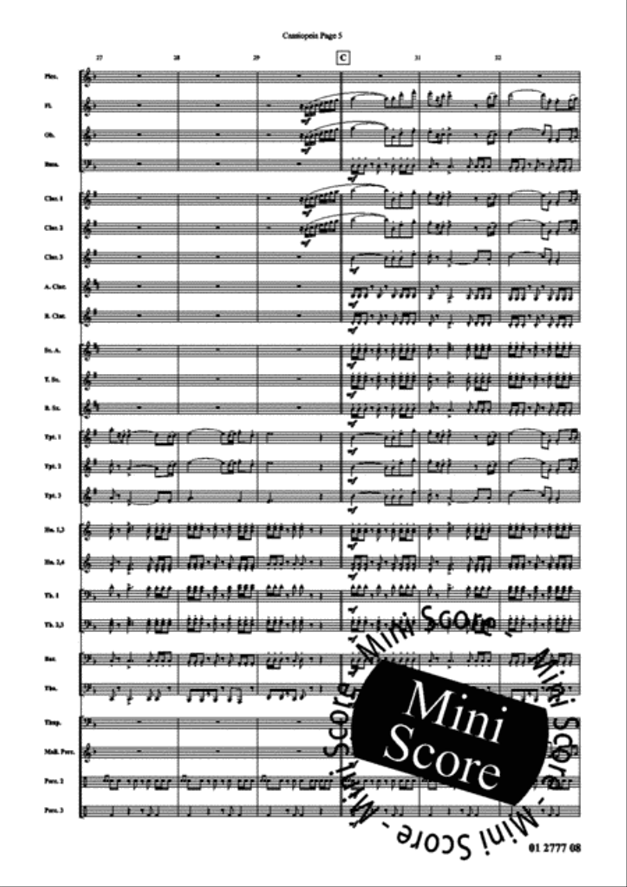 Cassiopeia Concert Band scores gallery preview page 11