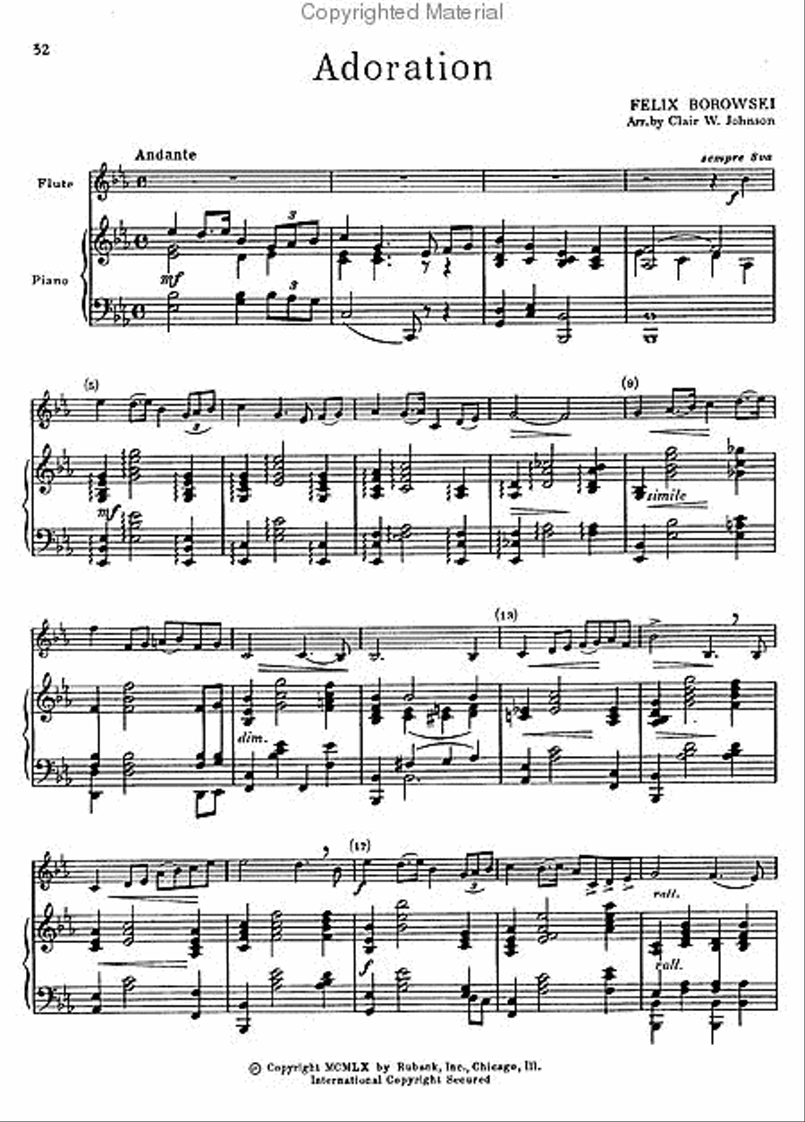 Sacred Solos Flute Solo scores gallery preview page 4