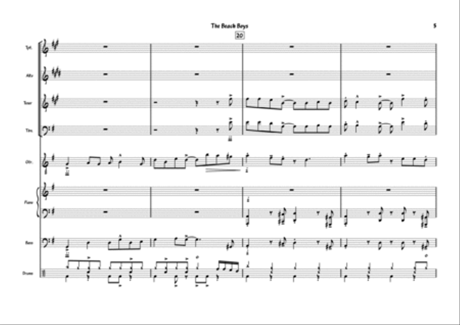 I Get Around Jazz Ensemble scores gallery preview page 5