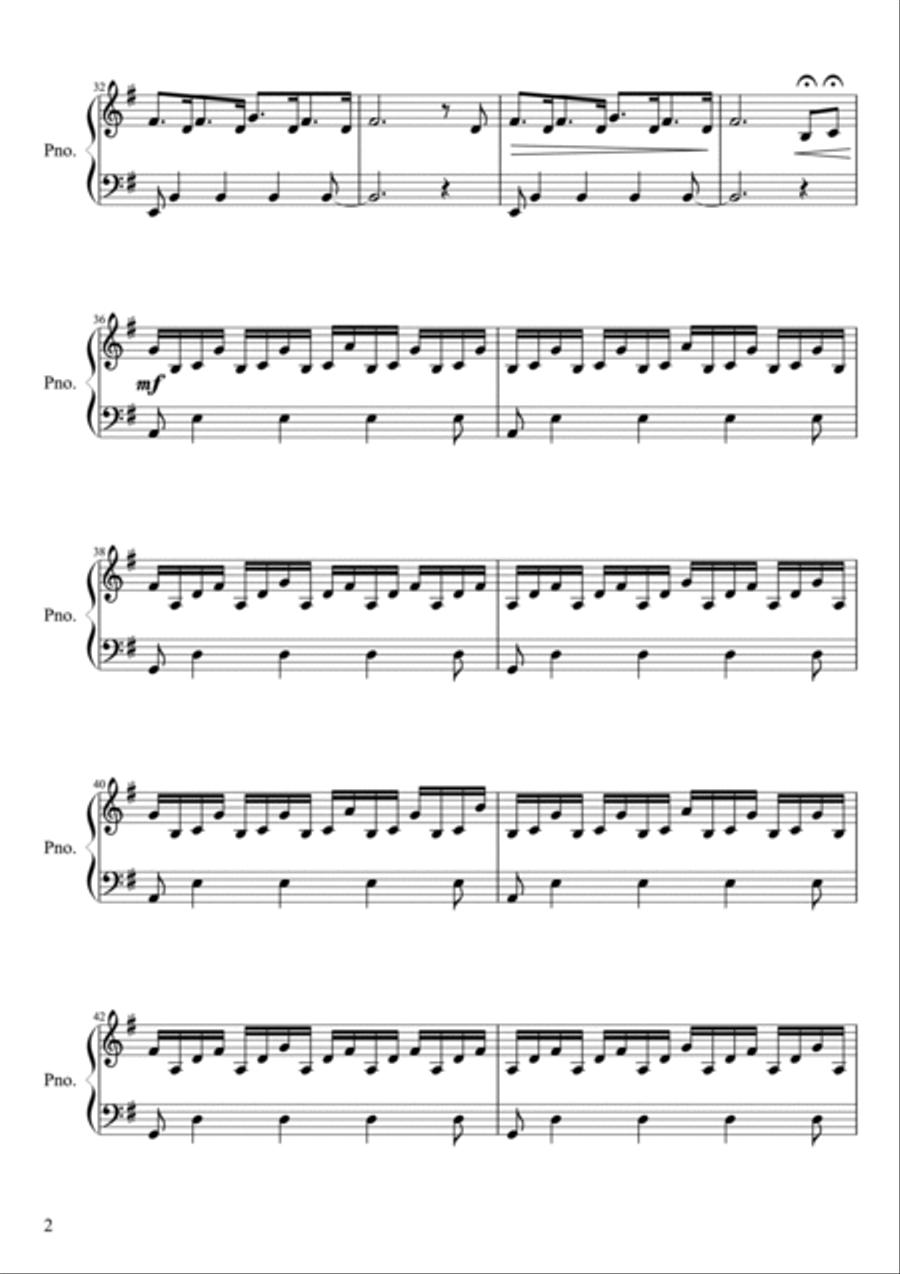 April - Pause (from Seasons in Flight) Piano Solo scores gallery preview page 2