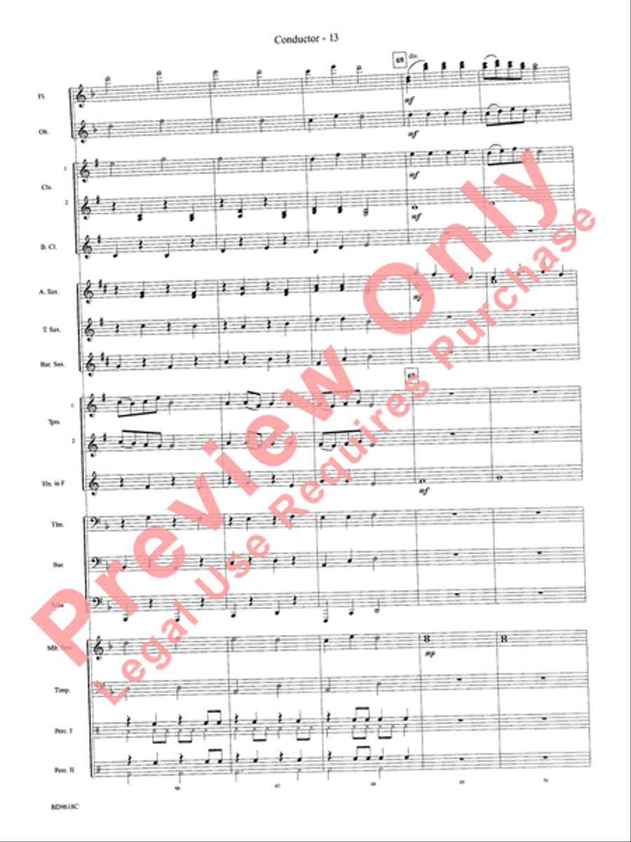 Hatikvah Concert Band scores gallery preview page 16