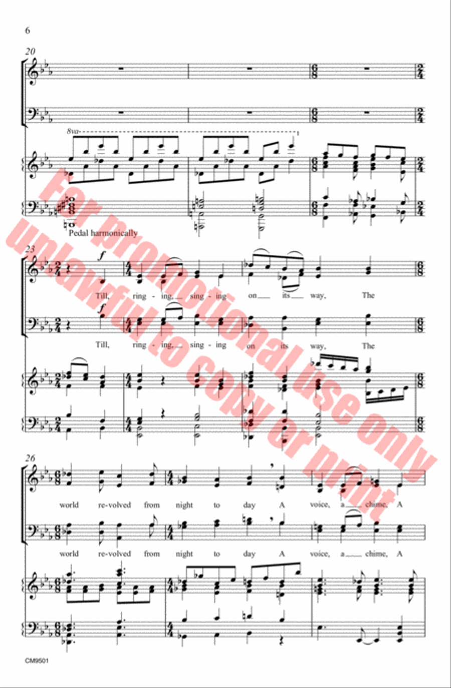 Christmas Bells 4-Part scores gallery preview page 7