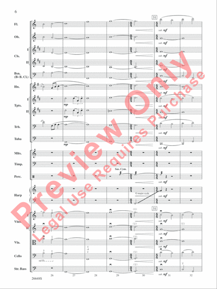 Superman Returns Full Orchestra scores gallery preview page 7