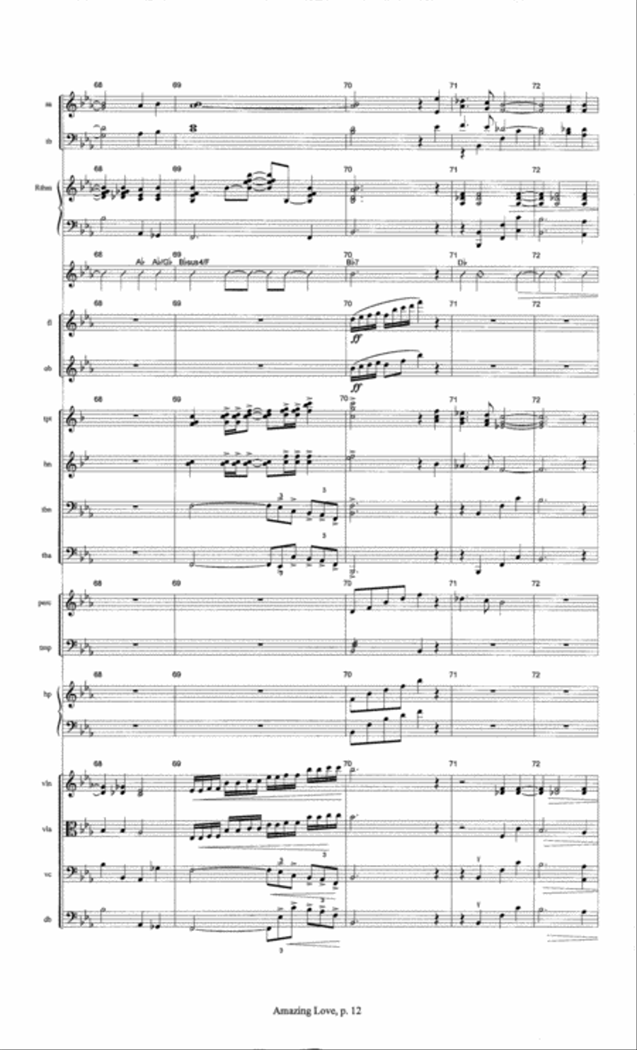 Amazing Love Choir scores gallery preview page 13