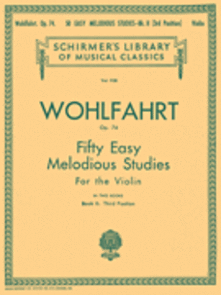 50 Easy Melodious Studies, Op. 74 - Book 2
