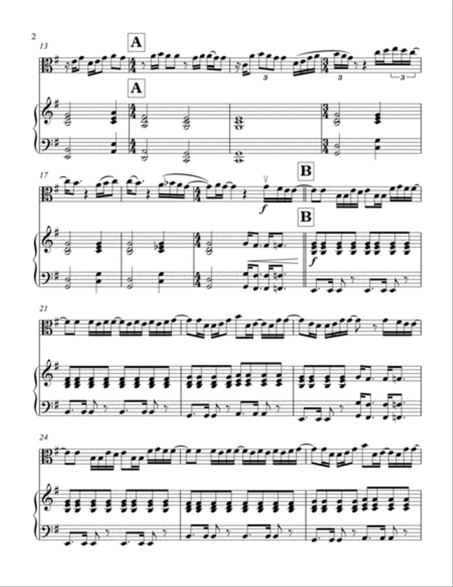 Take Me To Church Viola scores gallery preview page 3