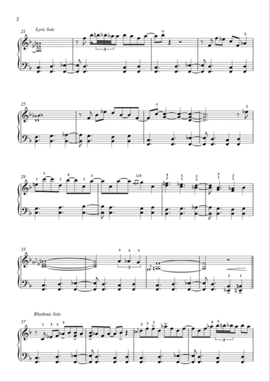 Cupcakes Piano Solo scores gallery preview page 2