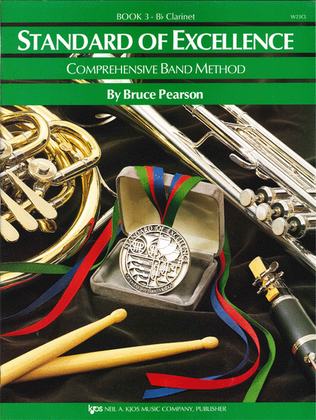 Book cover for Standard of Excellence Book 3, Clarinet