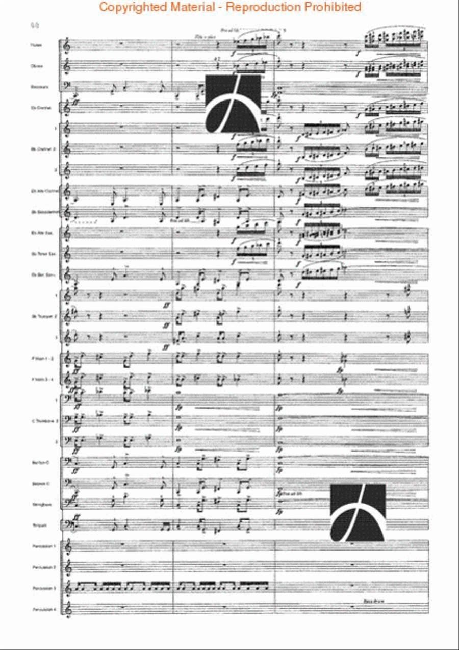 Spartacus Concert Band scores gallery preview page 45