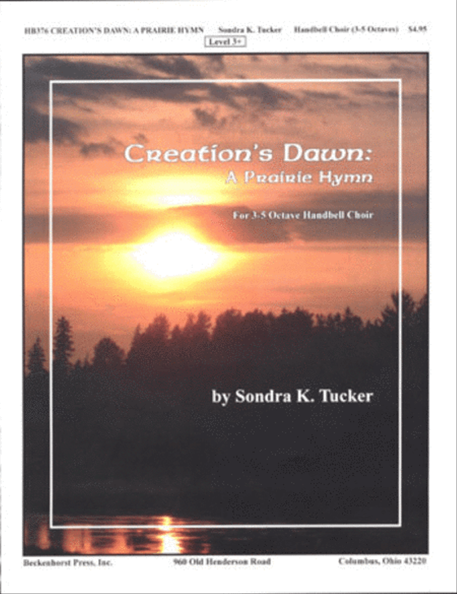 Creation's Dawn: A Prairie Hymn 5-Octaves scores gallery preview page 1