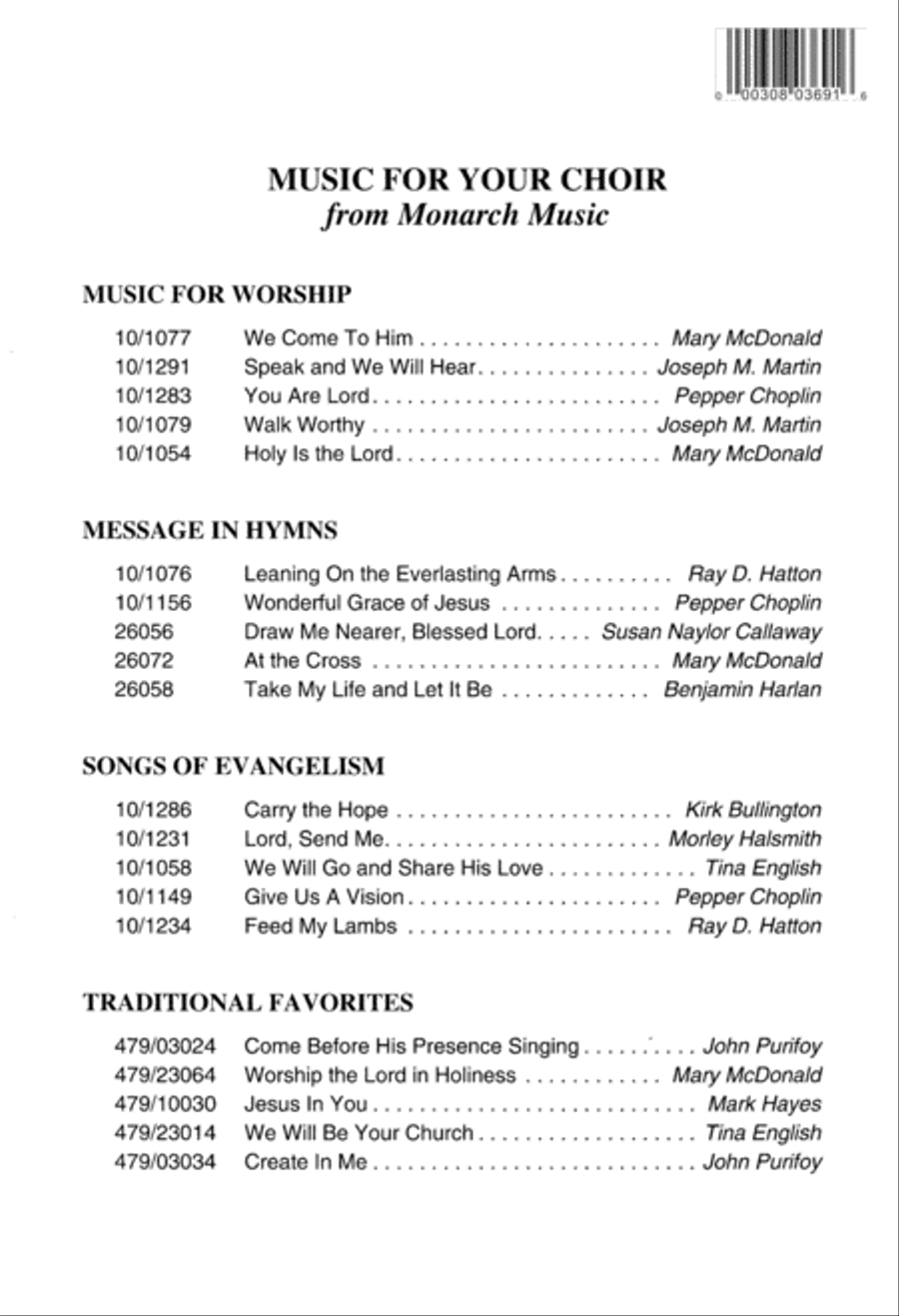 I Trust in the Lord 3-Part scores gallery preview page 8