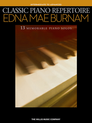 Book cover for Classic Piano Repertoire - Edna Mae Burnam
