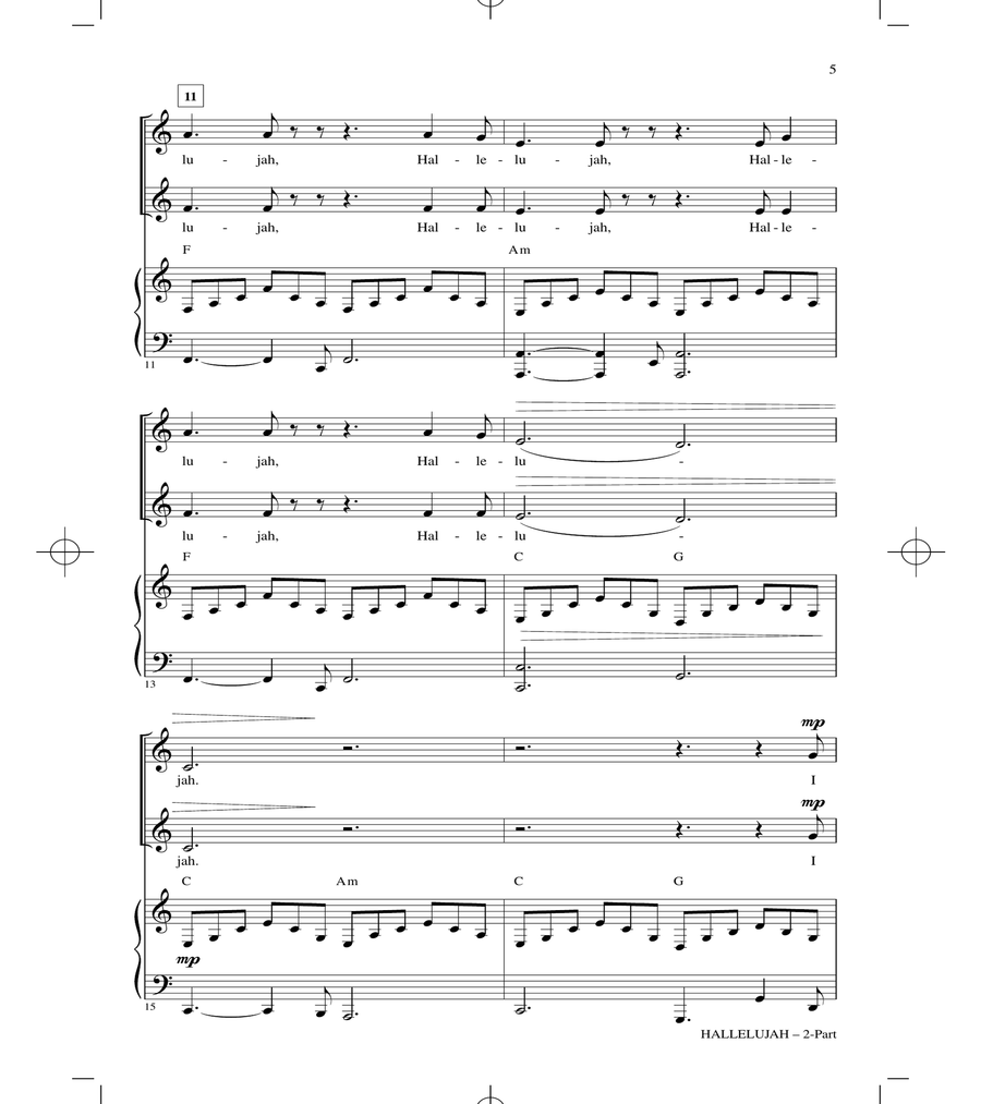 Hallelujah (arr. Mac Huff)
