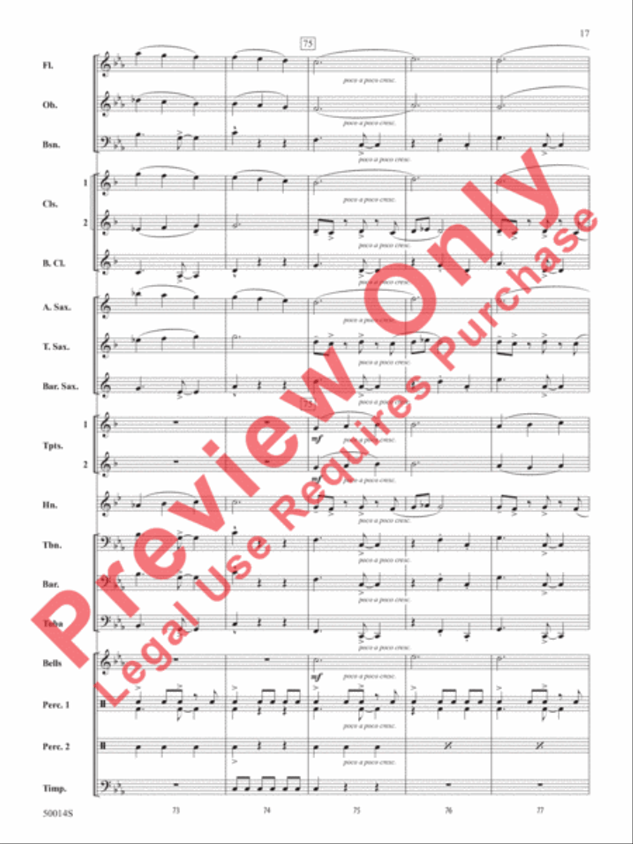 Release the Kraken! Release the Kraken! Concert Band scores gallery preview page 18