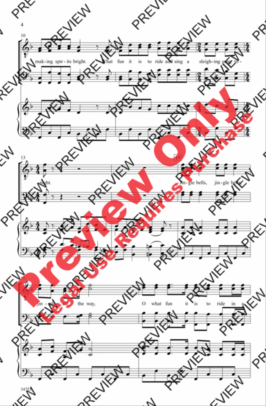 Nutcracker Jingles Nutcracker Jingles Men's Choir scores gallery preview page 16