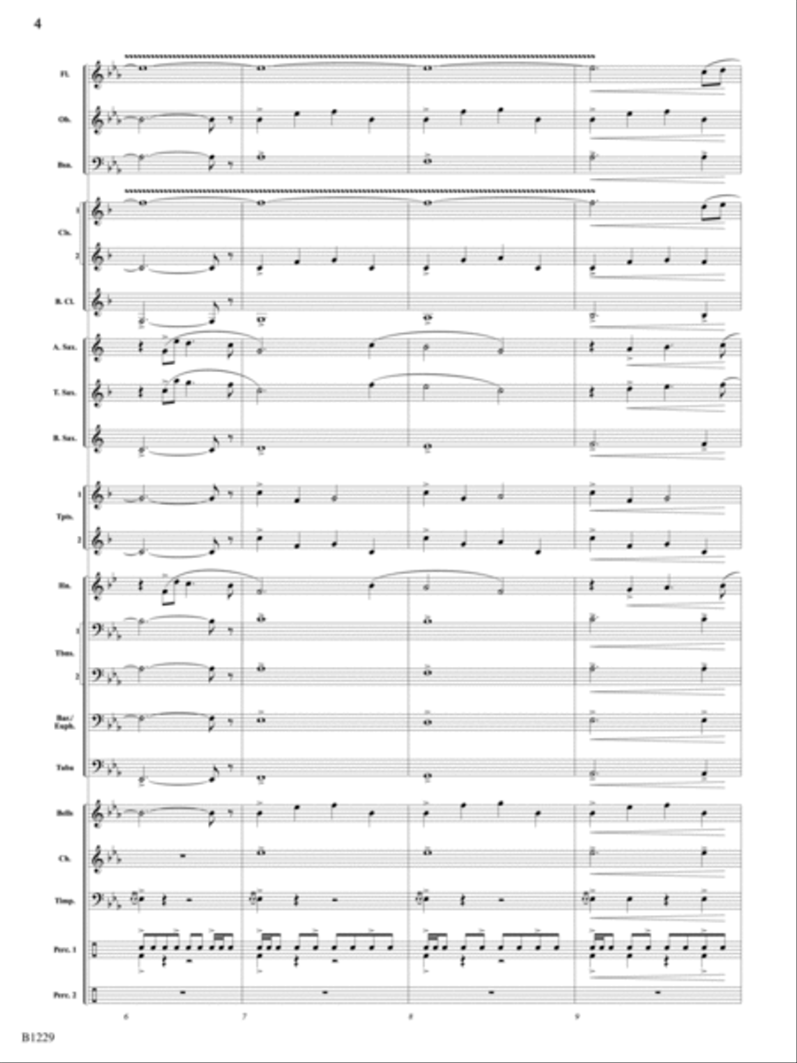 Cheyenne: Score Concert Band scores gallery preview page 4