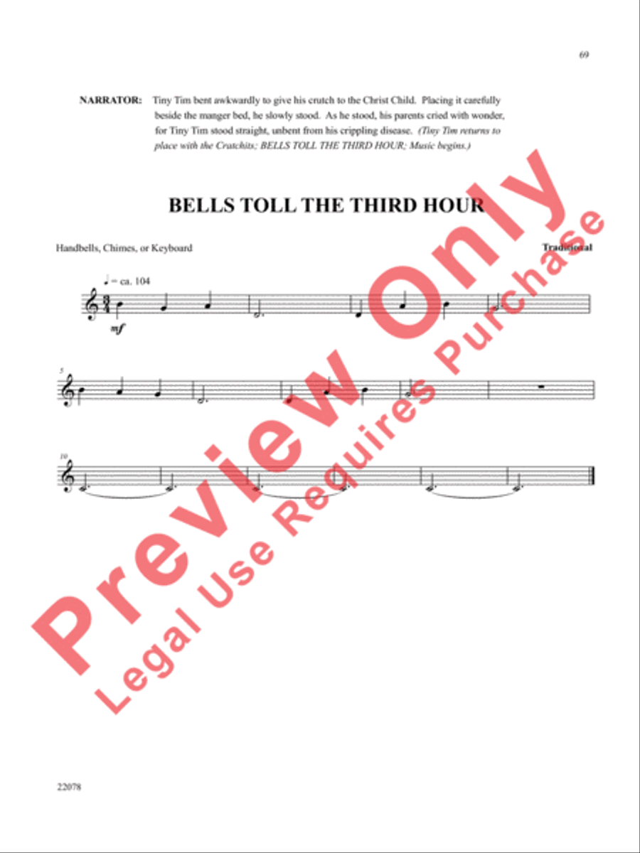 A Christmas Carol (Instrumental Parts) Choir scores gallery preview page 70