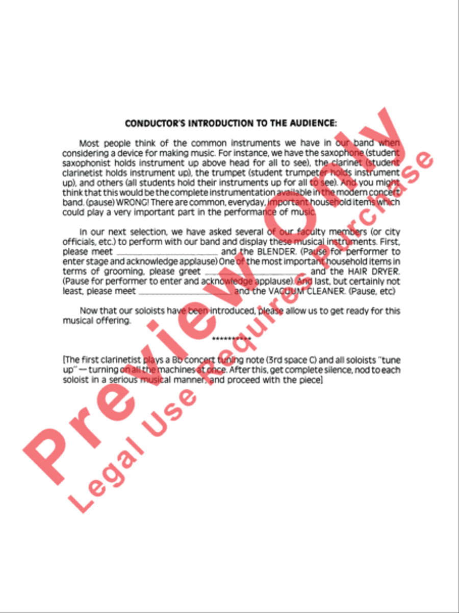 The Homeowners Guide to Making Music Concert Band scores gallery preview page 16