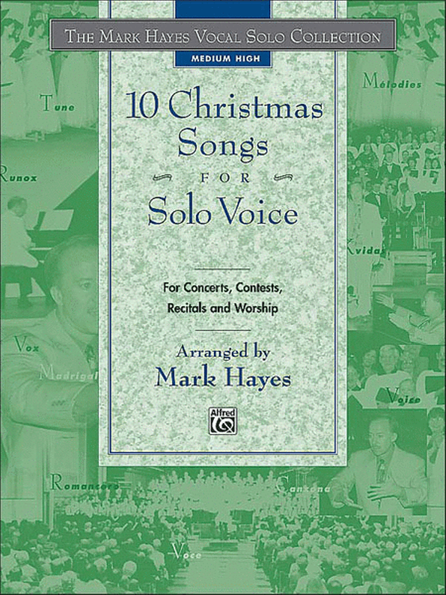 Mark Hayes Vocal Solo Collection: 10 Christmas Songs for Solo Voice - Medium High (Book Only) image number null