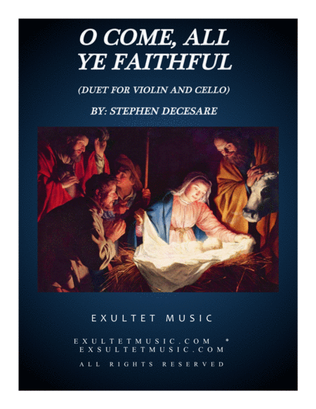 Book cover for O Come All Ye Faithful (Duet for Violin and Cello)