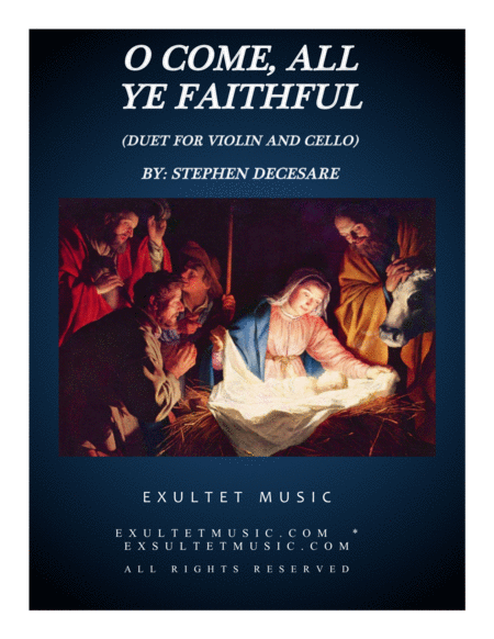 O Come All Ye Faithful (Duet for Violin and Cello) image number null
