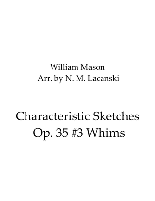 Book cover for Characteristic Sketches Op. 35 #3 Whims