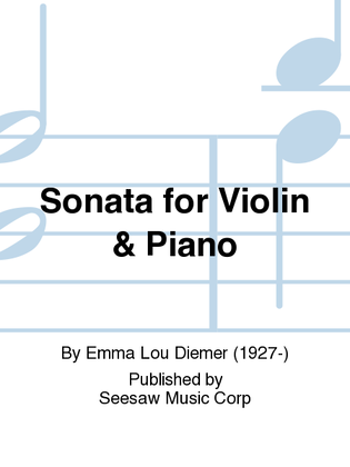 Sonata for Violin & Piano